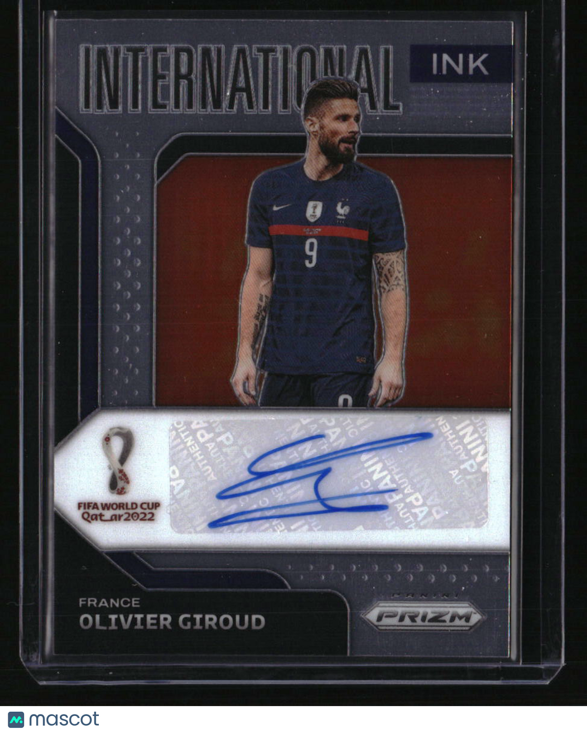 2022 Panini Prizm FIFA World Cup Olivier Giroud International Ink