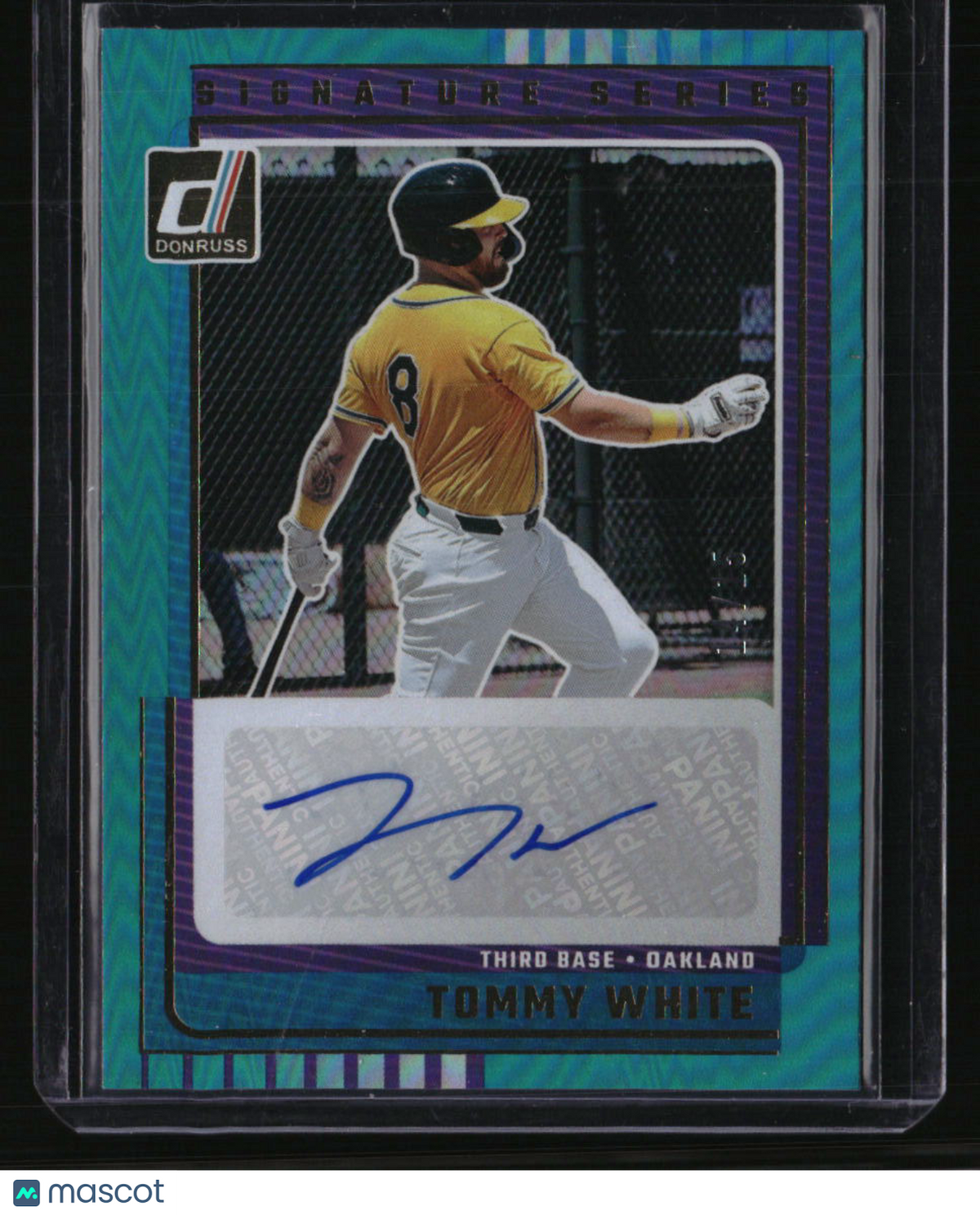 2025 Donruss Tommy White Signature Series Teal #/15