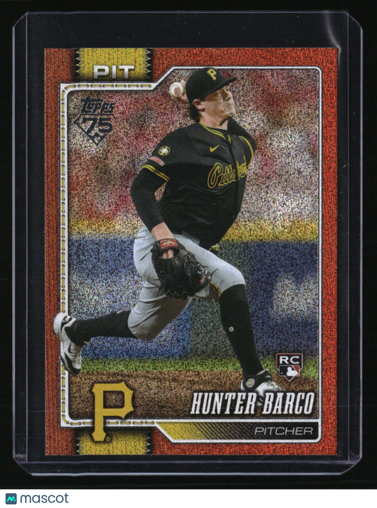 2026 Topps Hunter Barco Orange Sandglitter #/25