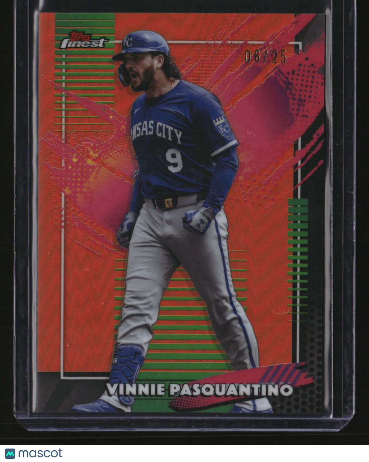 2026 Finest Vinnie Pasquantino Rare Orange Refractors #/25