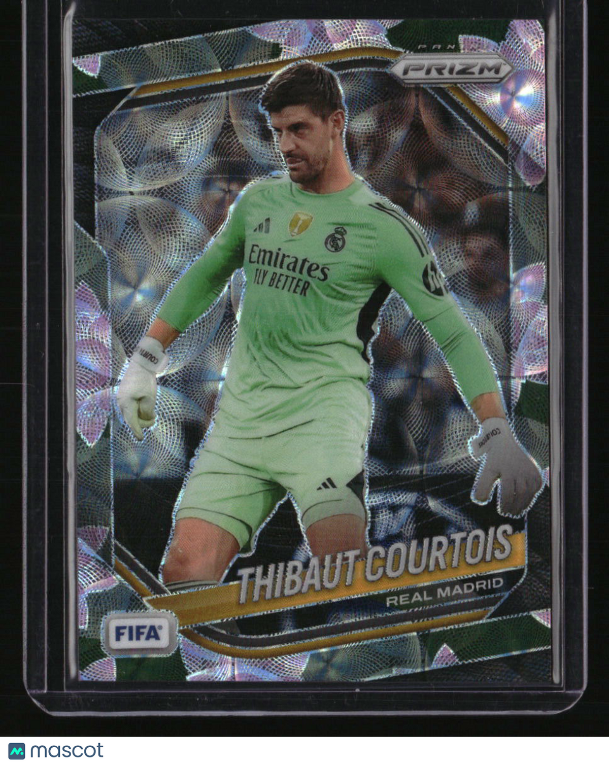 2025-26 Panini Prizm FIFA Thibaut Courtois Choice Lotus Flower Prizms #/18