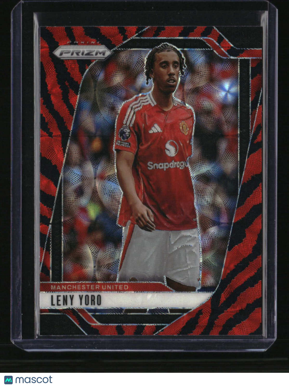 2024-25 Panini Prizm Premier League Leny Yoro Choice Tiger Stripe