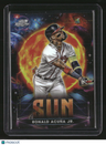 2025 Topps Chrome Cosmic Ronald Acuña Jr. Planetary Pursuit Sun