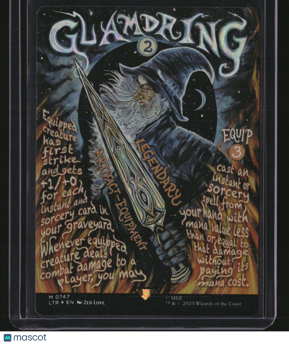 The Lord of the Rings: Tales of Middle-earth Glamdring (Borderless Poster) Foil