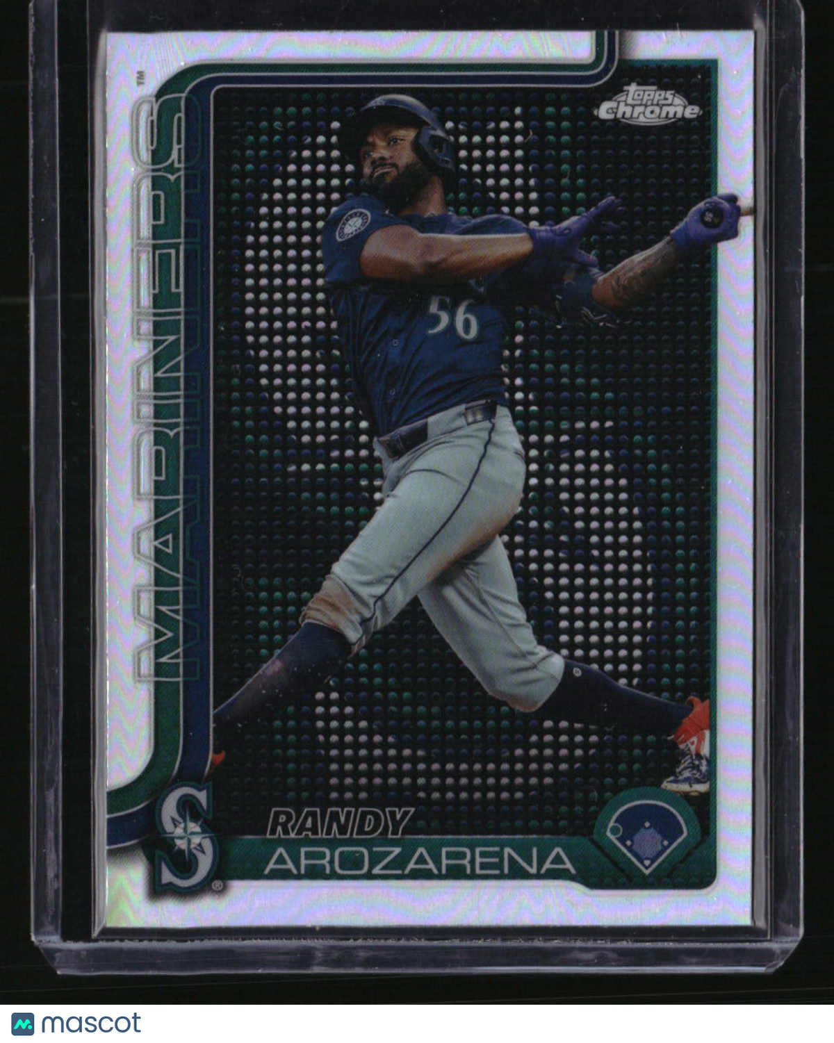 2025 Topps Chrome Randy Arozarena Lightboard Logo Refractors