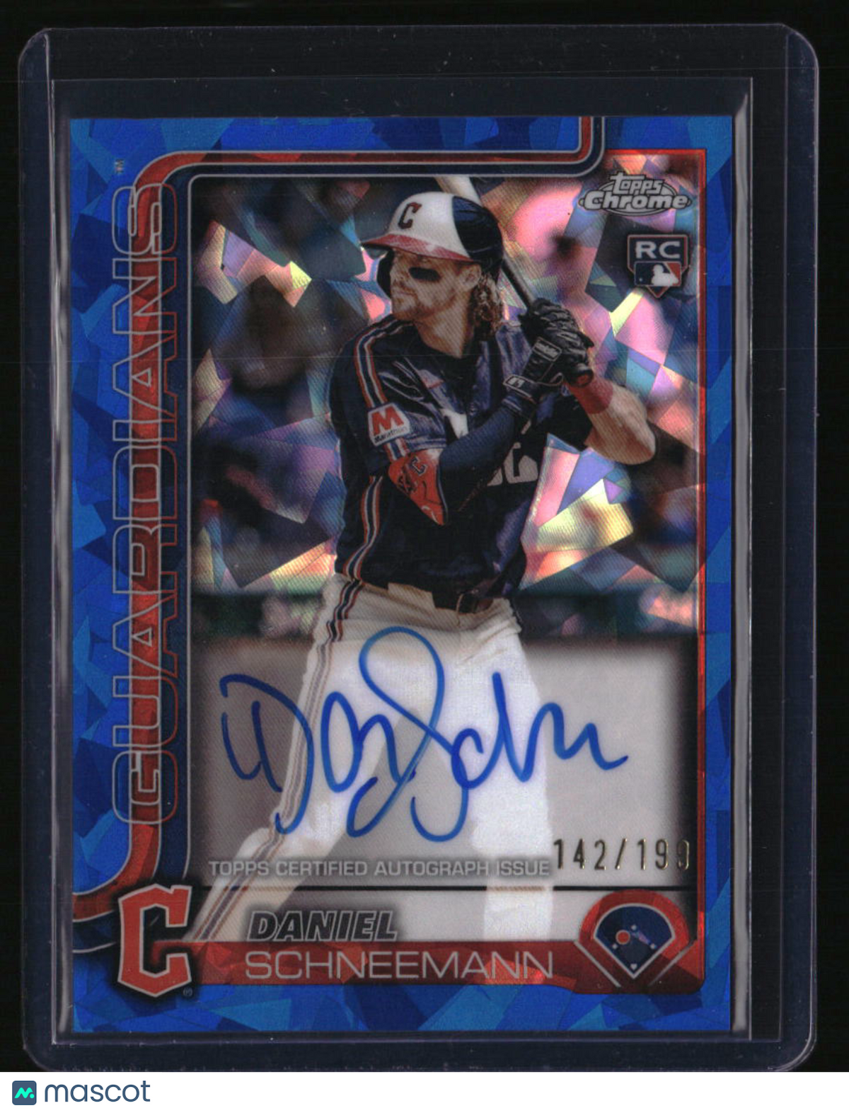 2025 Topps Chrome Update Sapphire Daniel Schneemann Autographs