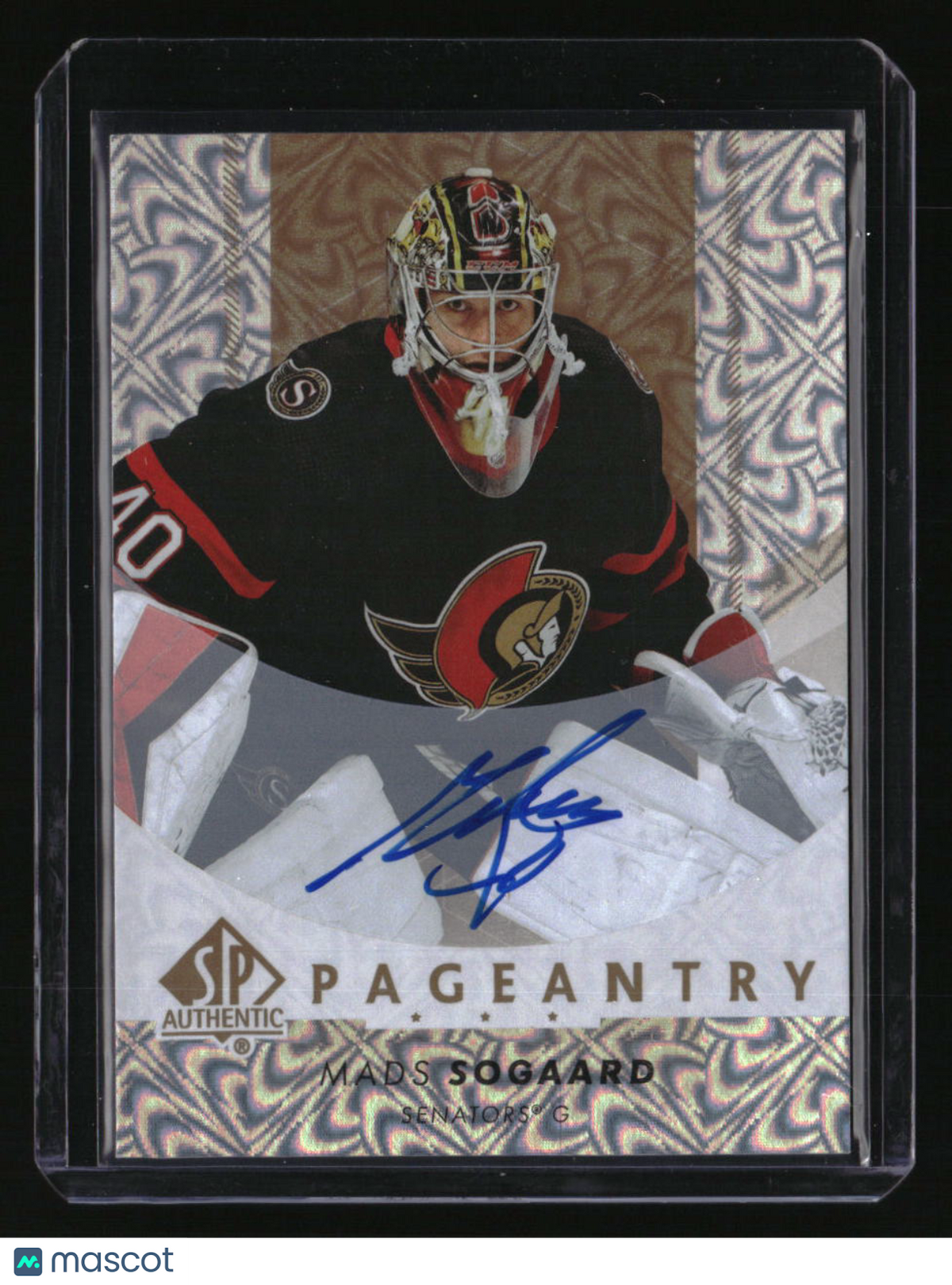 2022-23 SP Authentic Mads Sogaard Pageantry Autographs