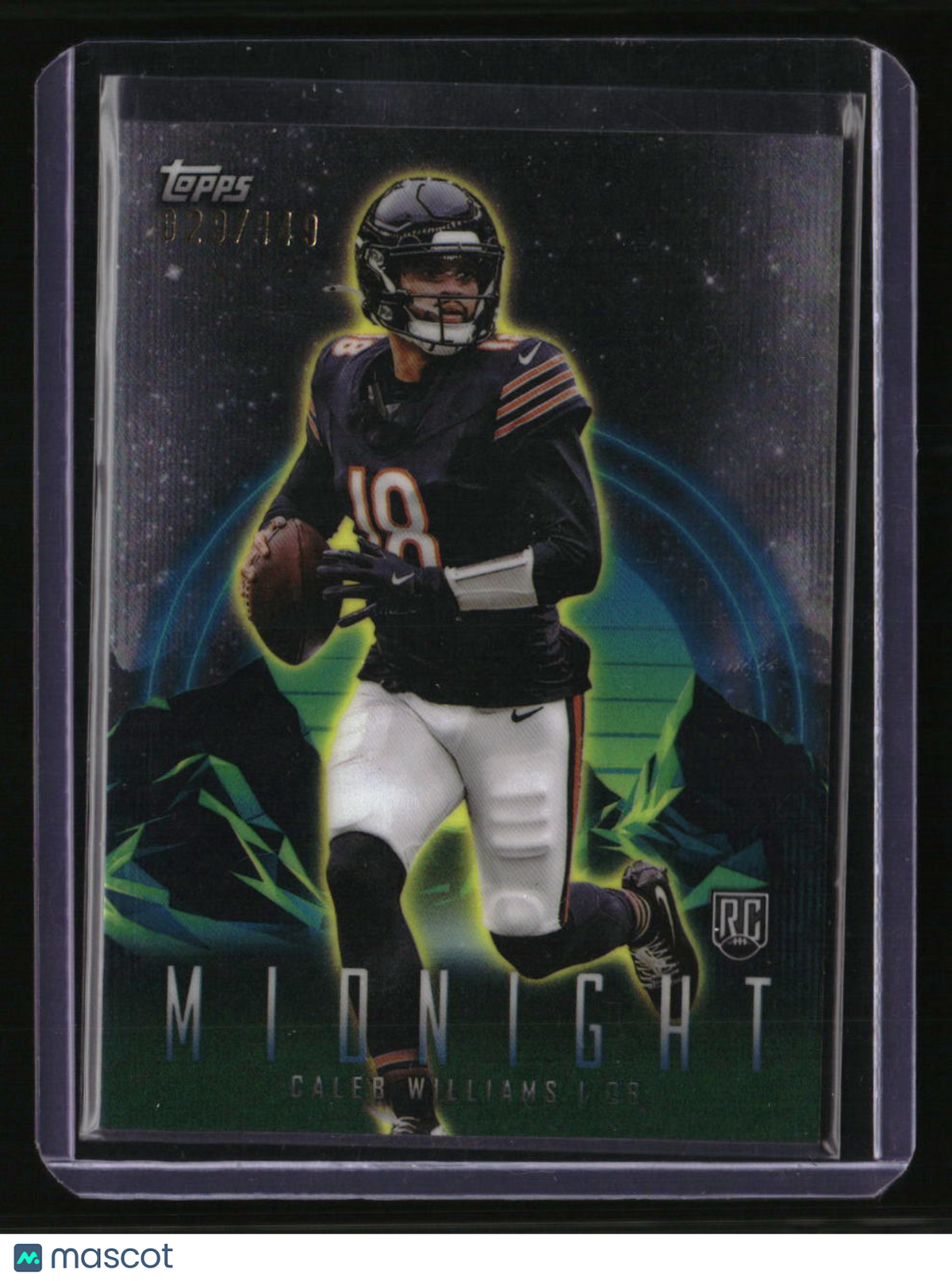 2024 Topps Midnight Caleb Williams Morning #/149