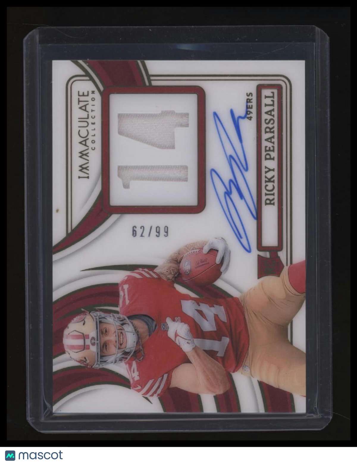2024 Panini Immaculate Collection Ricky Pearsall Immaculate Numbers RPA #/99