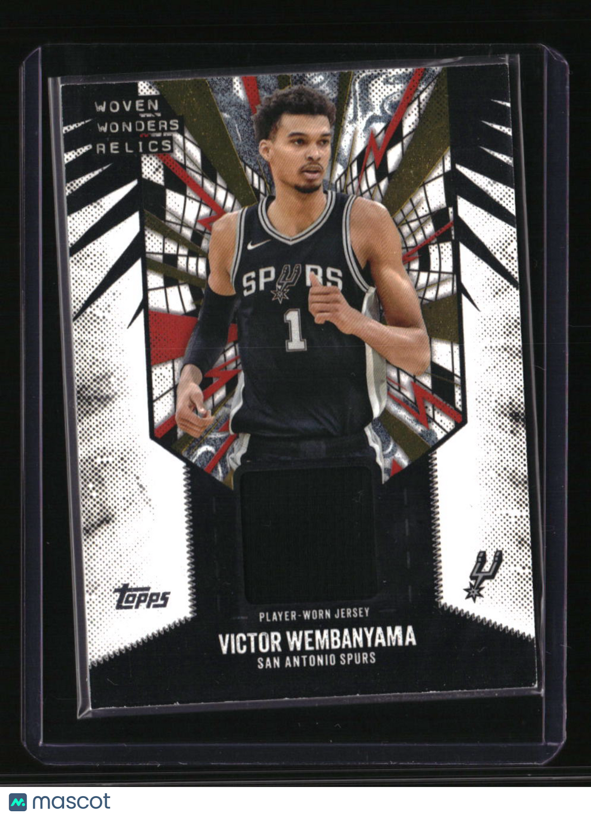 2025-26 Topps Victor Wembanyama Woven Wonders Relics