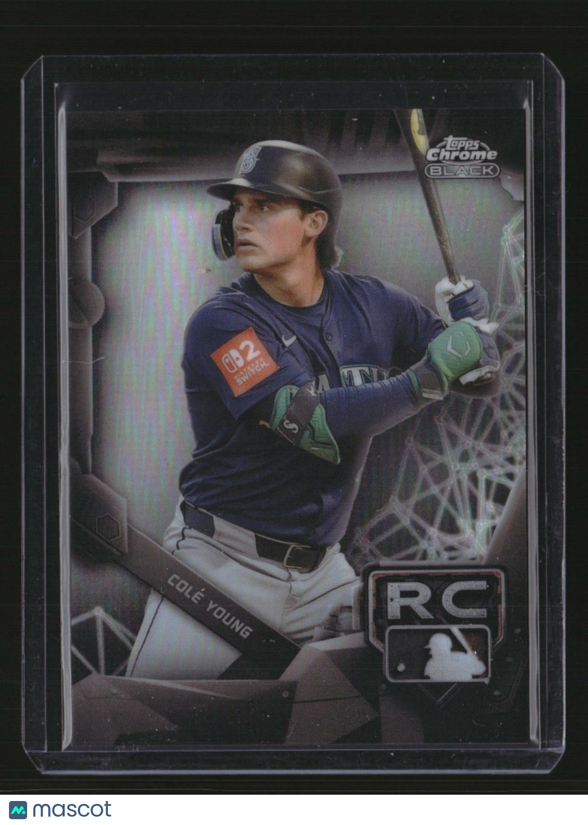 2026 Topps Chrome Black Cole Young Image Variation