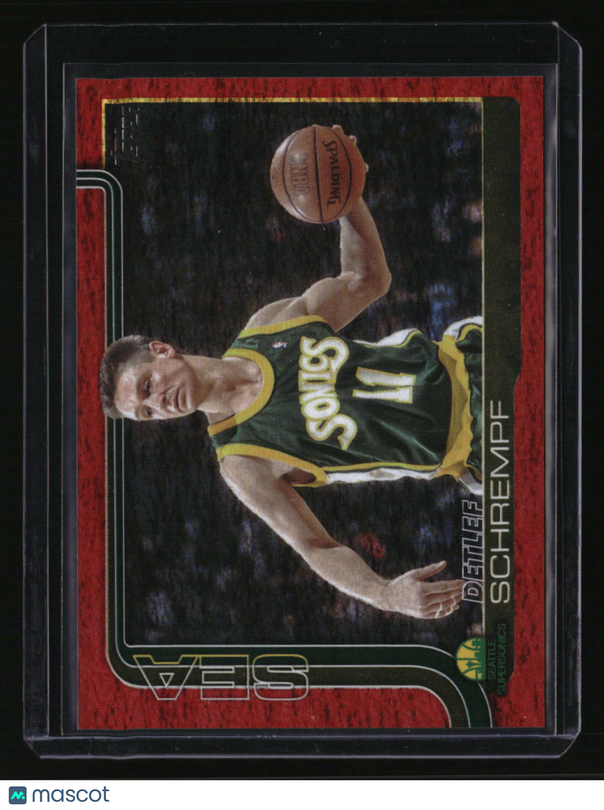 2025-26 Topps Detlef Schrempf Crackleboard Red #/5