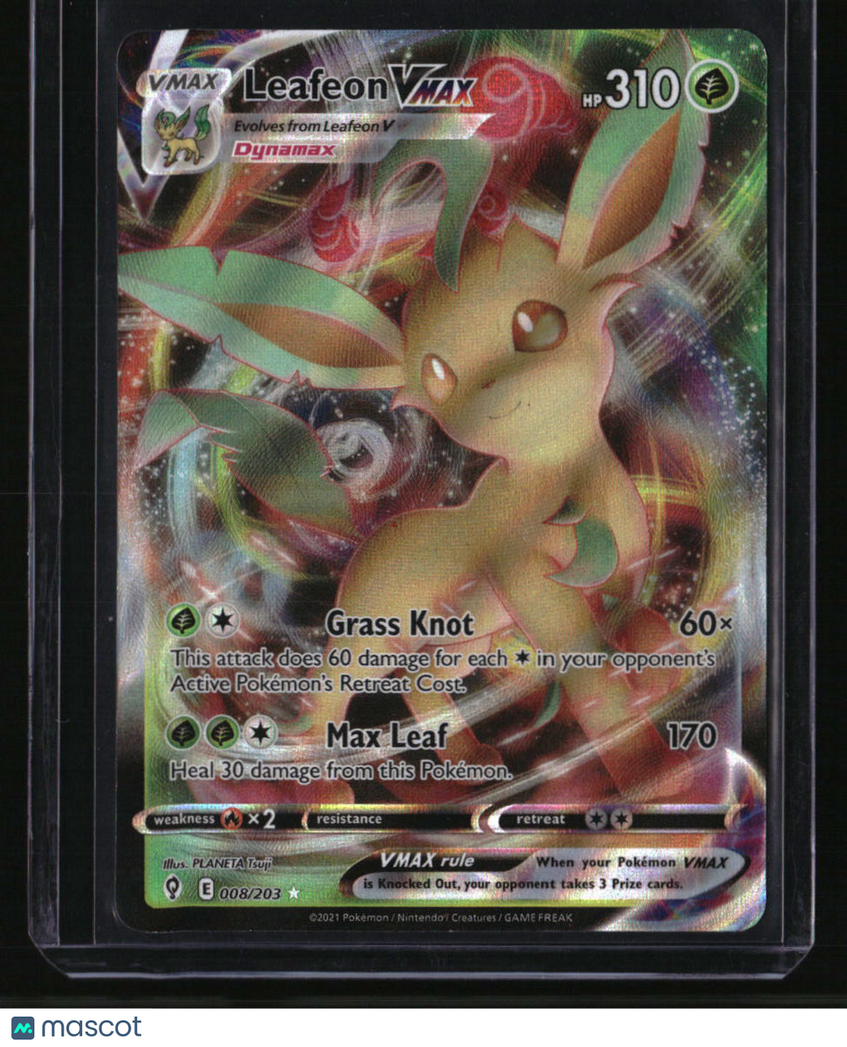SWSH07: Evolving Skies Leafeon VMAX