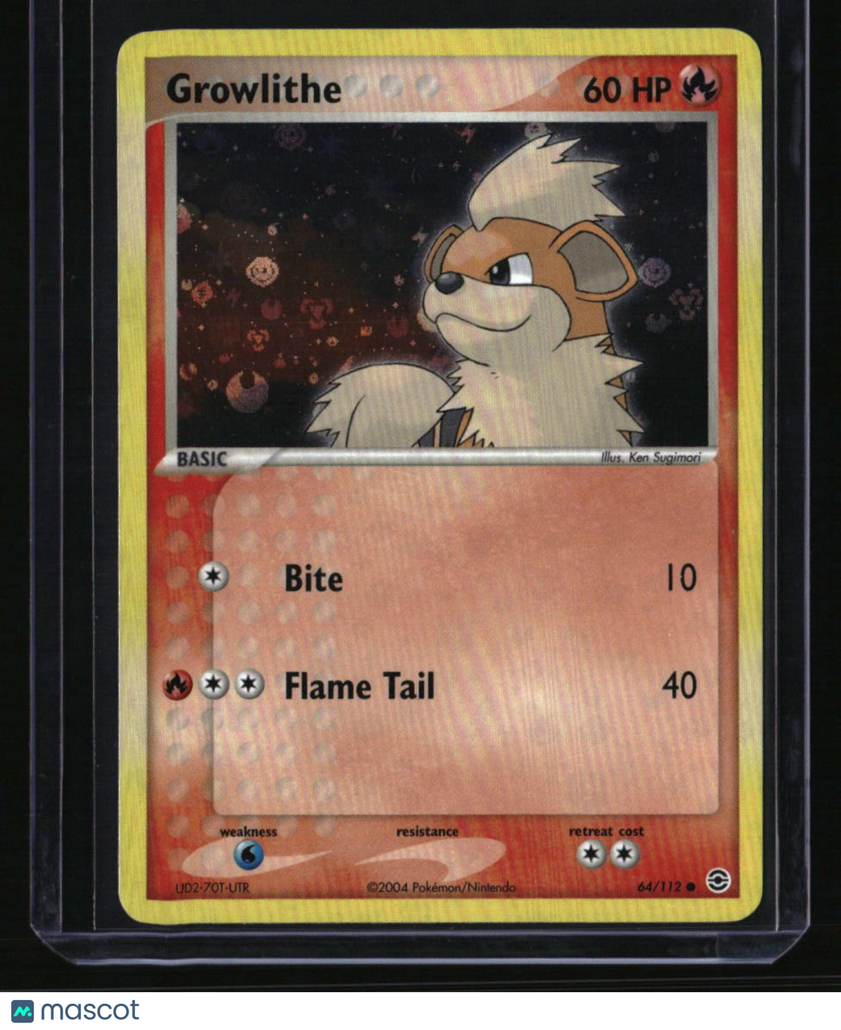 EX FireRed & LeafGreen Growlithe Reverse Holo