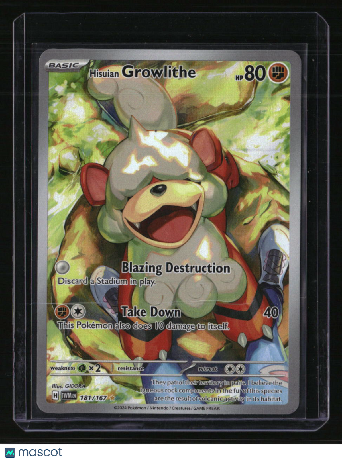 SV06: Twilight Masquerade Hisuian Growlithe