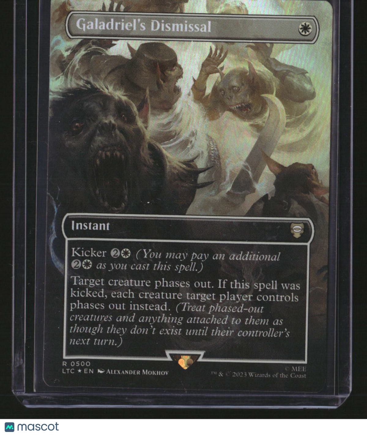 Commander: The Lord of the Rings: Galadriel's Dismissal (Borderless) Foil