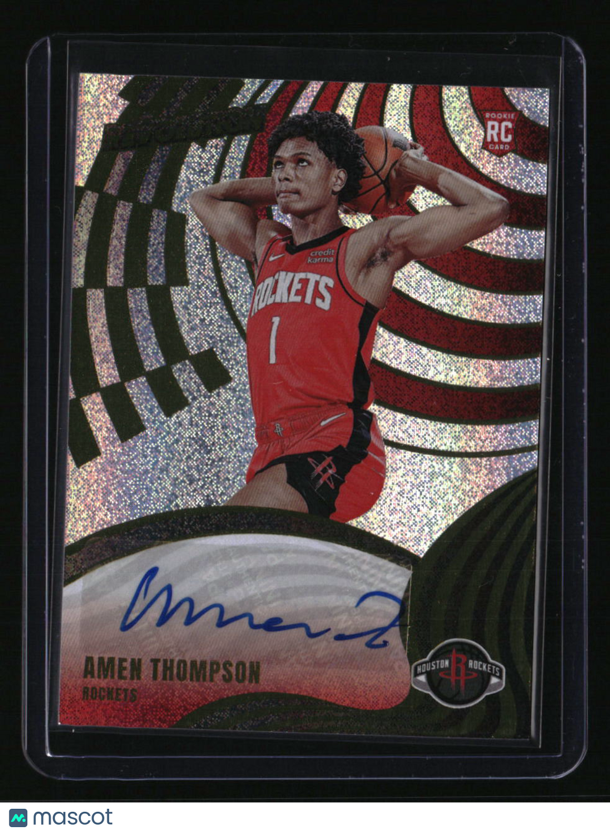 2023-24 Panini Revolution Amen Thompson Rookie Autographs Levels