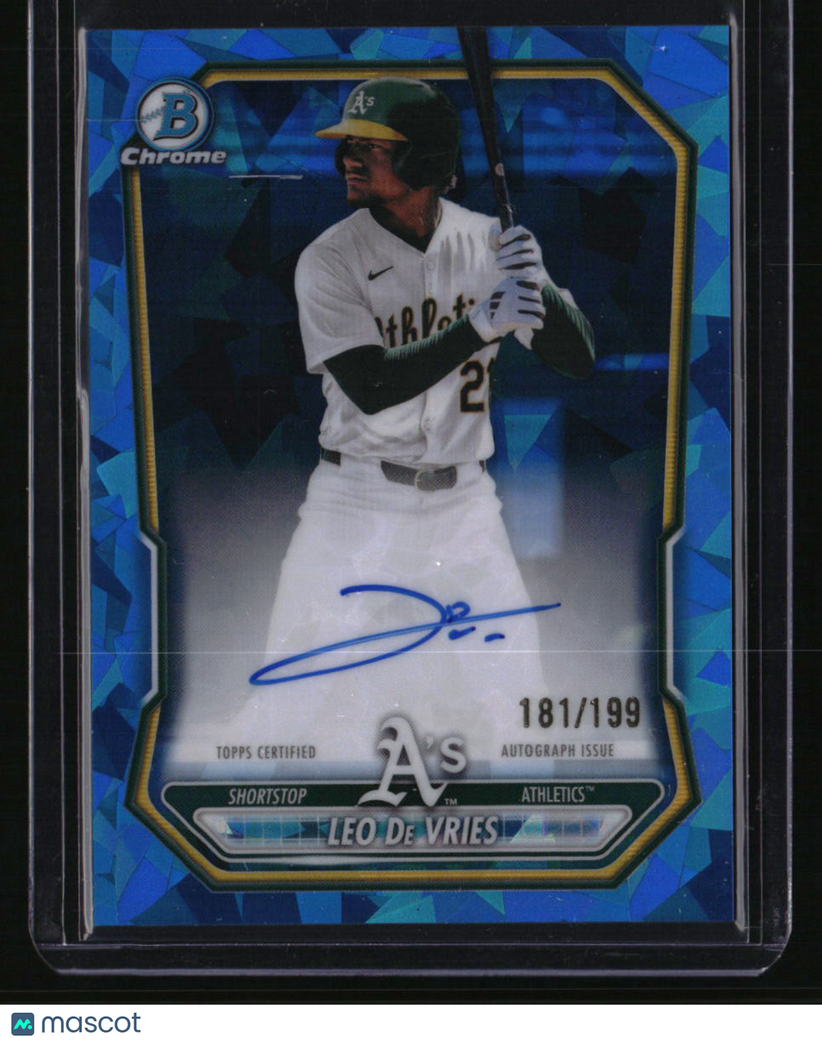 2026 Bowman Sapphire Edition Leo De Vries Prospect Auto #/199