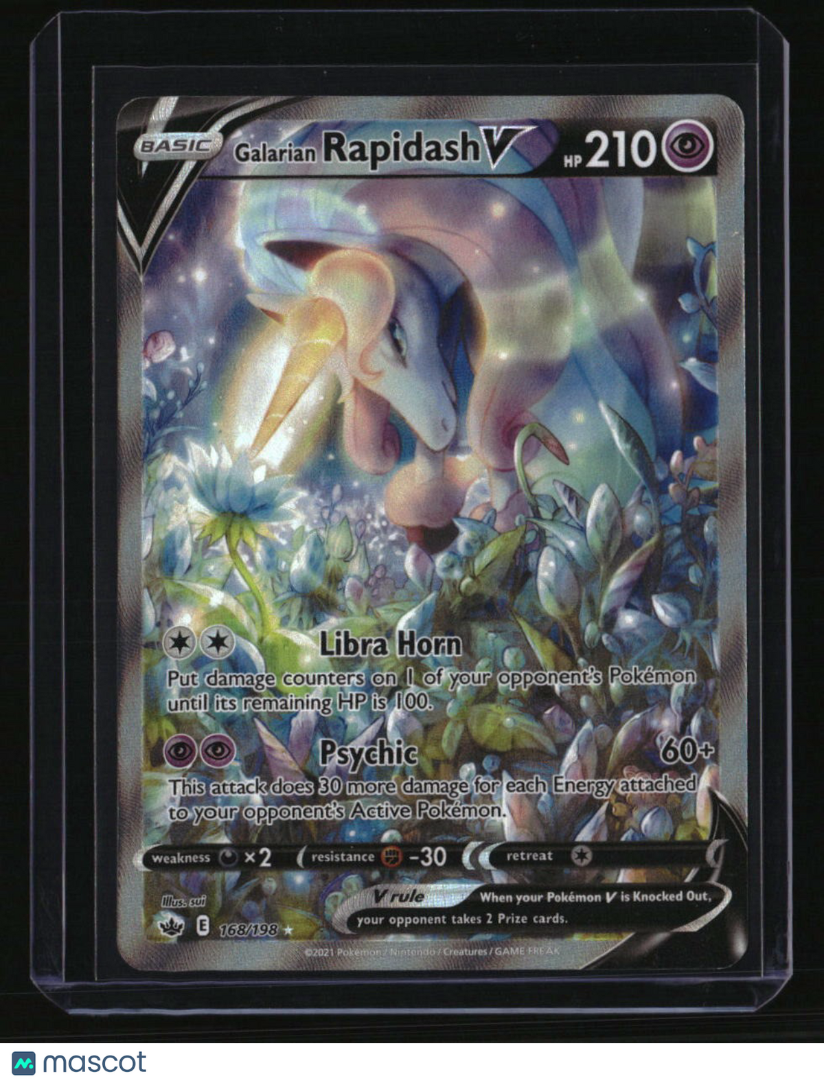 SWSH06: Chilling Reign Galarian Rapidash V (Alternate Full Art)