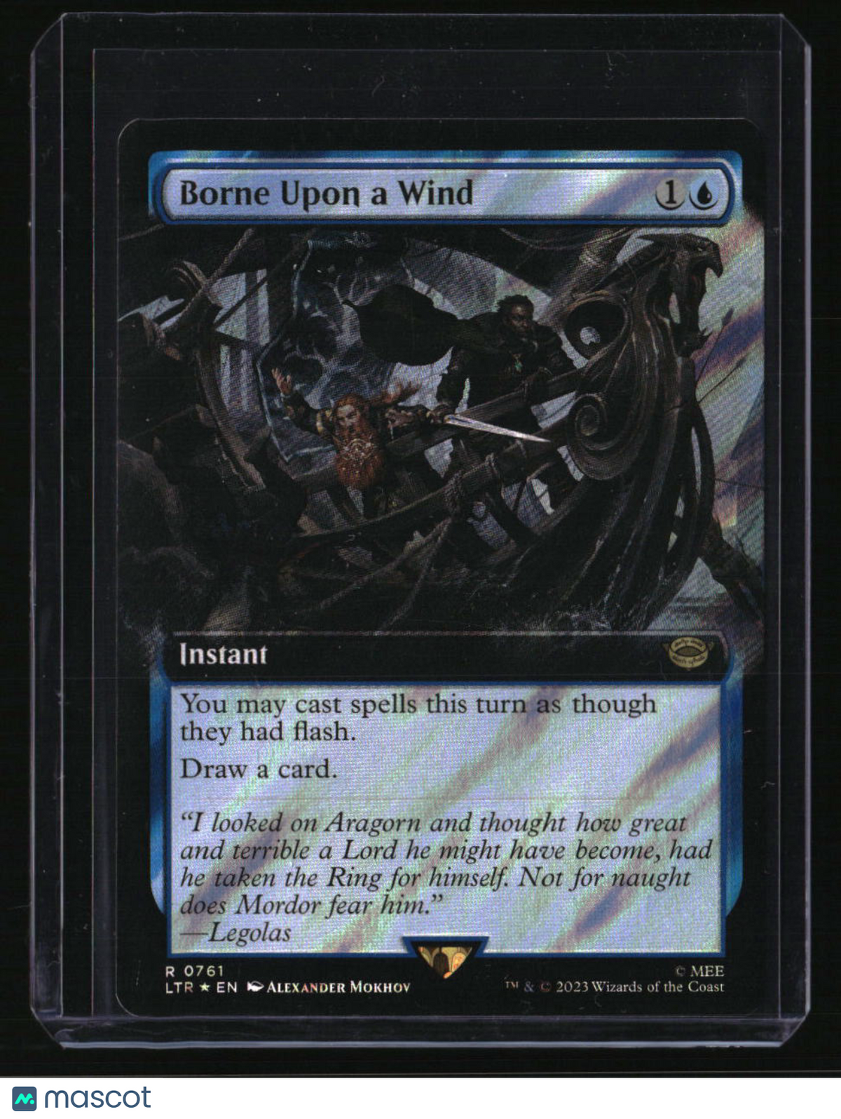 The Lord of the Rings: Borne Upon a Wind (Extended Art) (Surge Foil)
