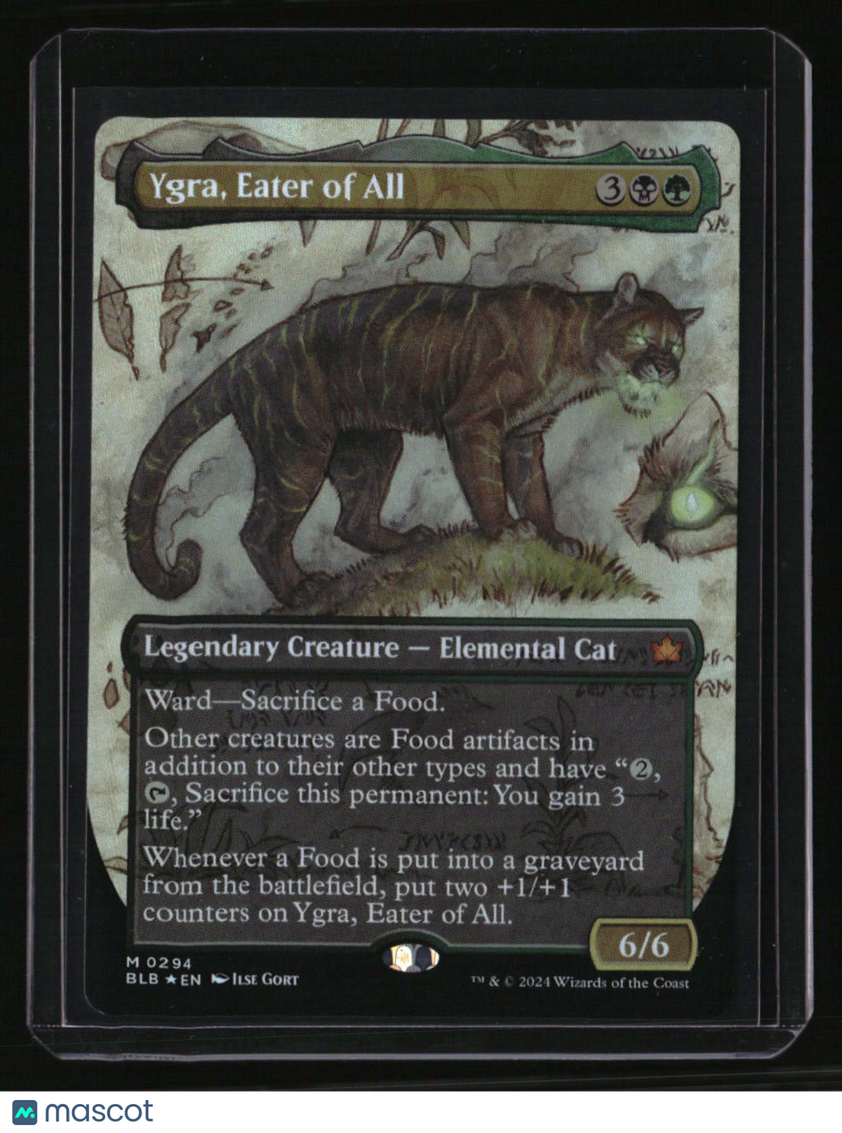 Bloomburrow Ygra, Eater of All (Borderless) Foil