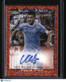 2025 Topps Chrome MLS David Villa Auto Orange Donut Holes Refractor #/25