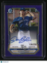 2026 Bowman David Shields Chrome Prospect Autographs Purple Refractors #/250