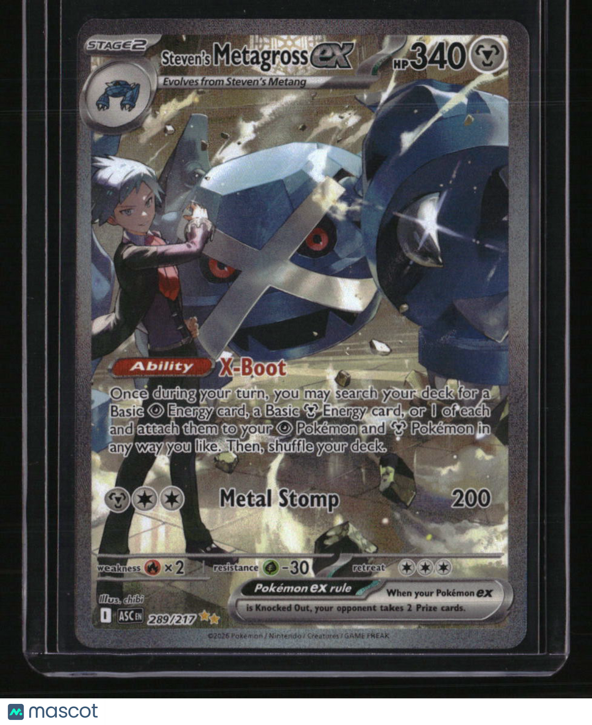 ME: Ascended Heroes Steven's Metagross ex