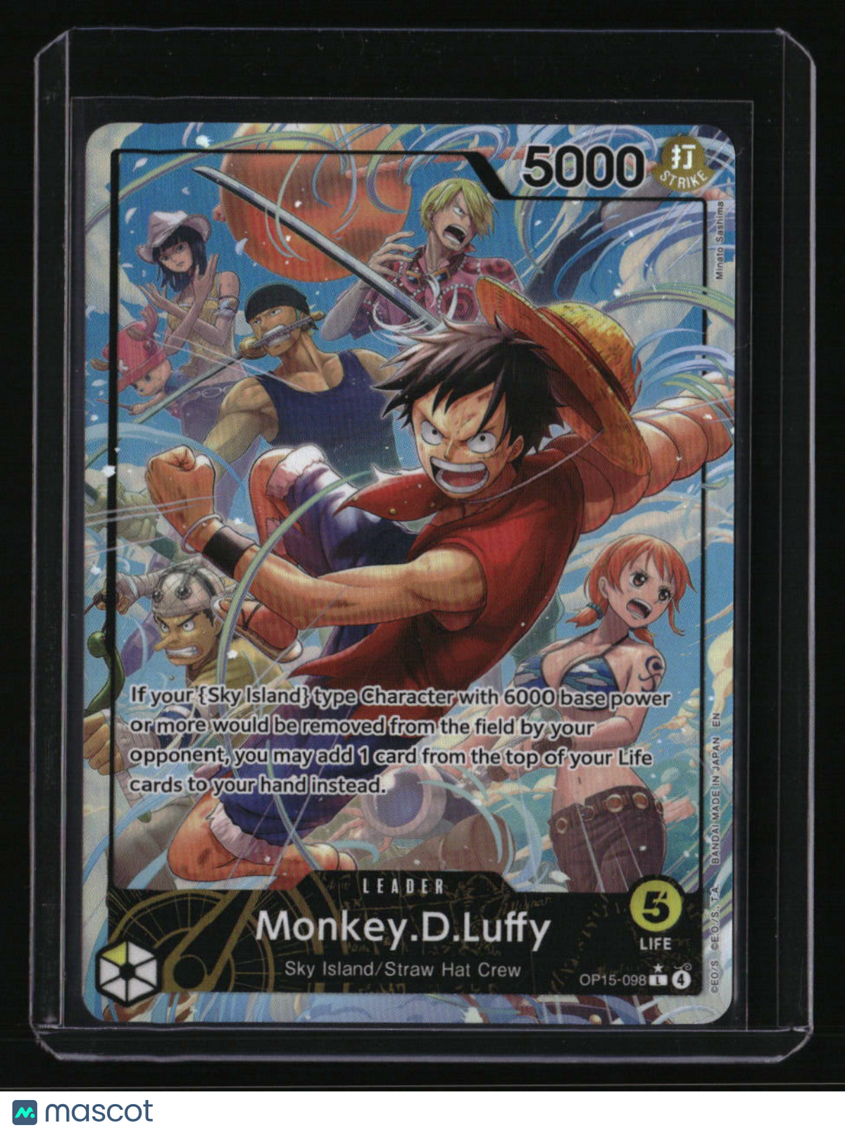 Adventure on Kami's Island Monkey.D.Luffy (OP15-098) (Alternate Art)