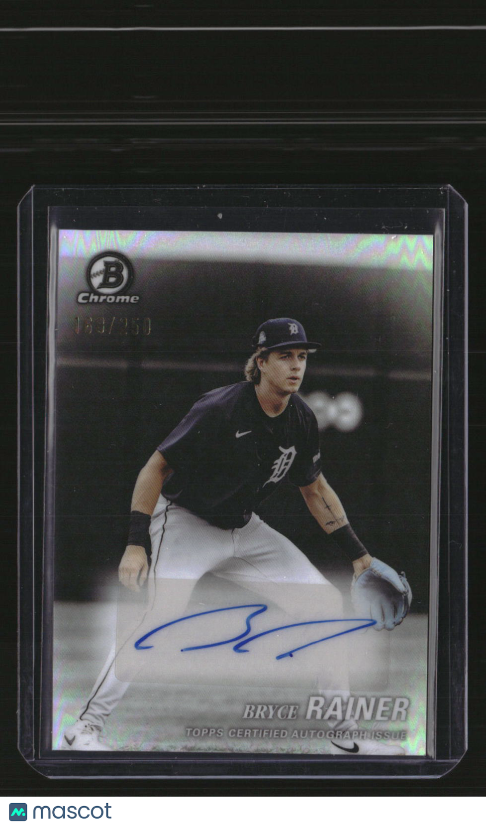 2025 Bowman Draft Bryce Rainer Achromatic Autographs #/250
