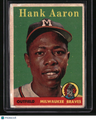 1958 Topps Hank Aaron : Name in Yellow Letters