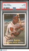 1957 Topps Hank Aaron PSA 4
