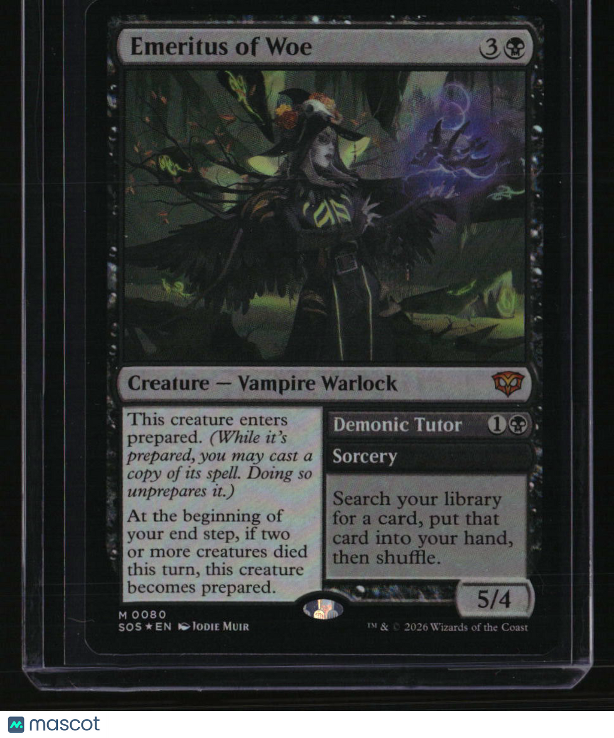 Secrets of Strixhaven Emeritus of Woe Foil