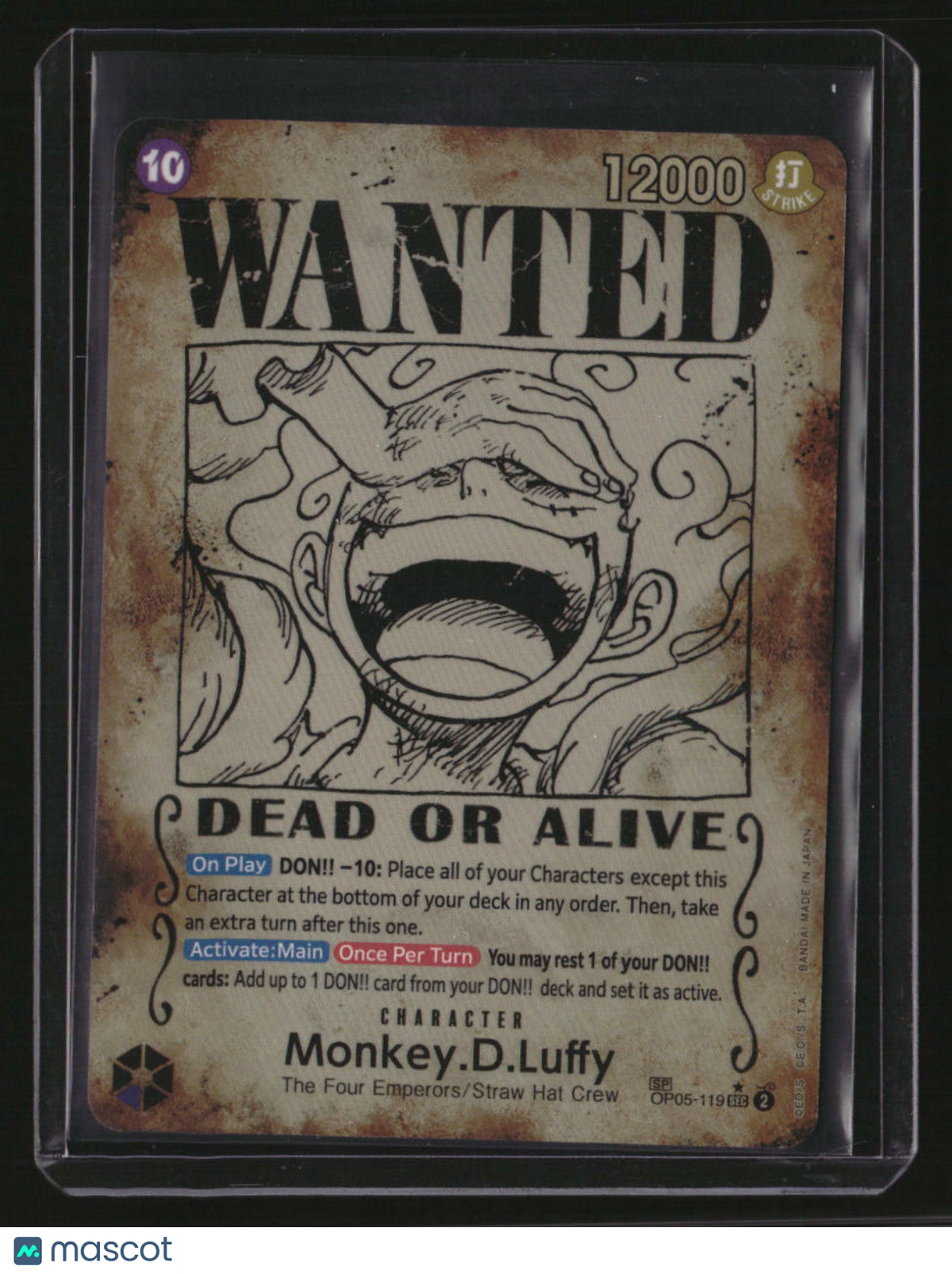 Emperors in the New World Monkey.D.Luffy (Wanted Poster)