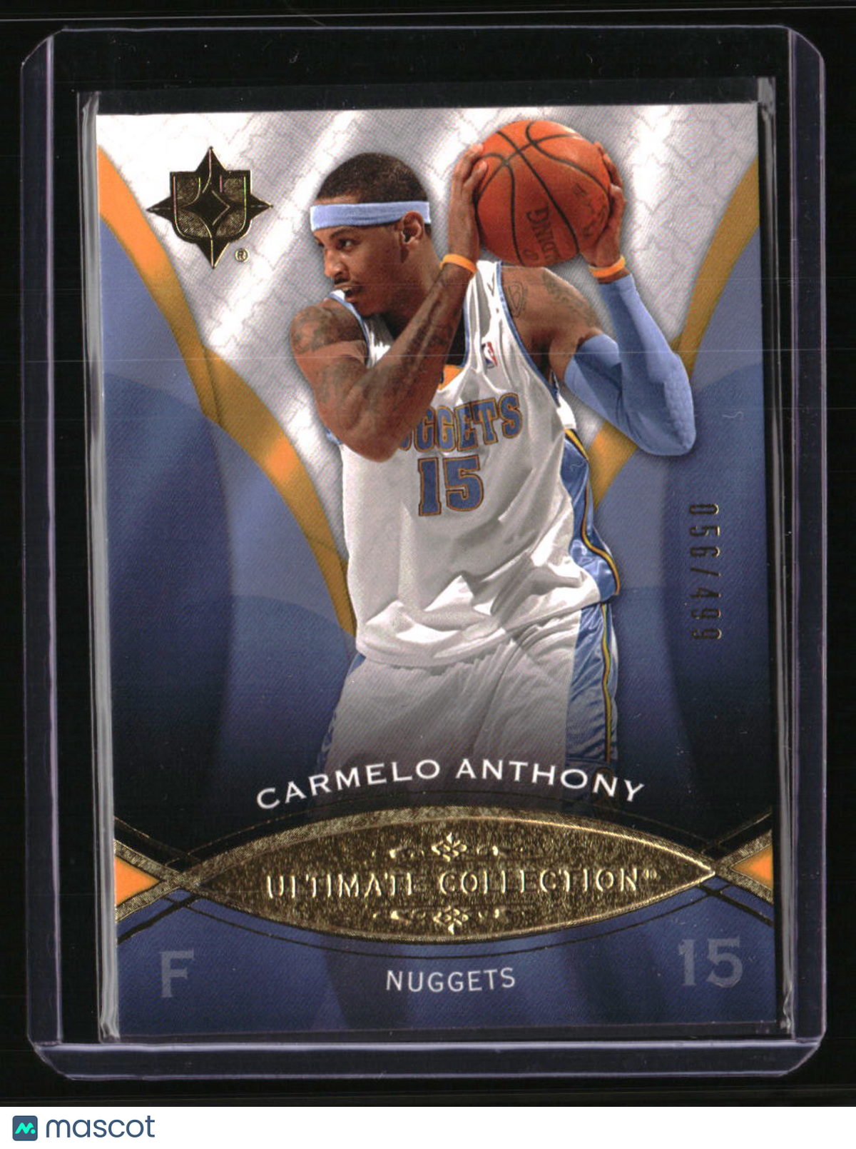 2008-09 Upper Deck Ultimate Collection Carmelo Anthony #/499