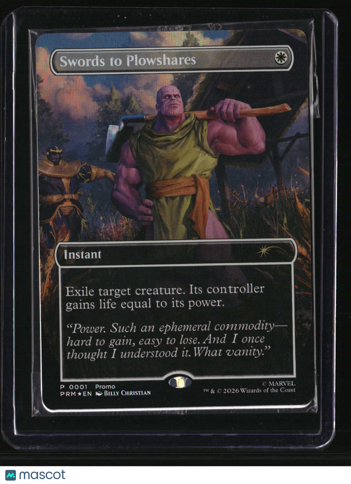 Media Promos Swords to Plowshares (Borderless) (Magazine Insert)