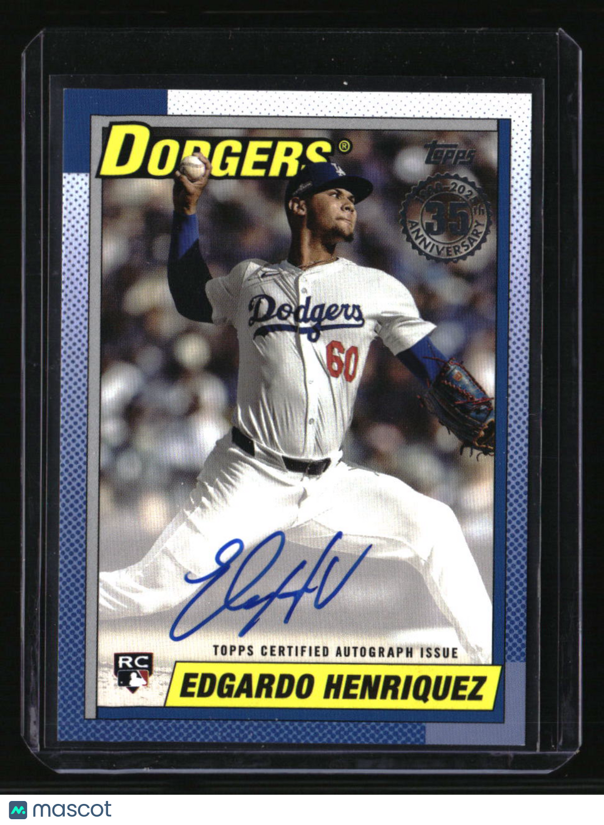2025 Topps Update Edgardo Henriquez 35th Anniversary Autographs