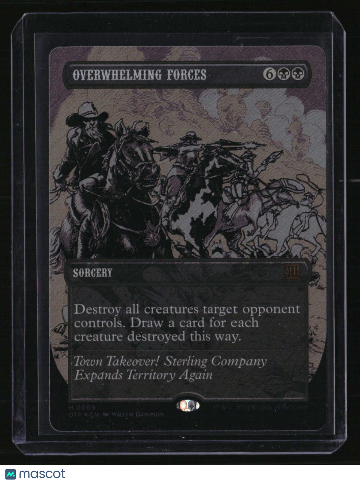 Outlaws of Thunder Junction: Breaking News Overwhelming Forces (Textured Foil)