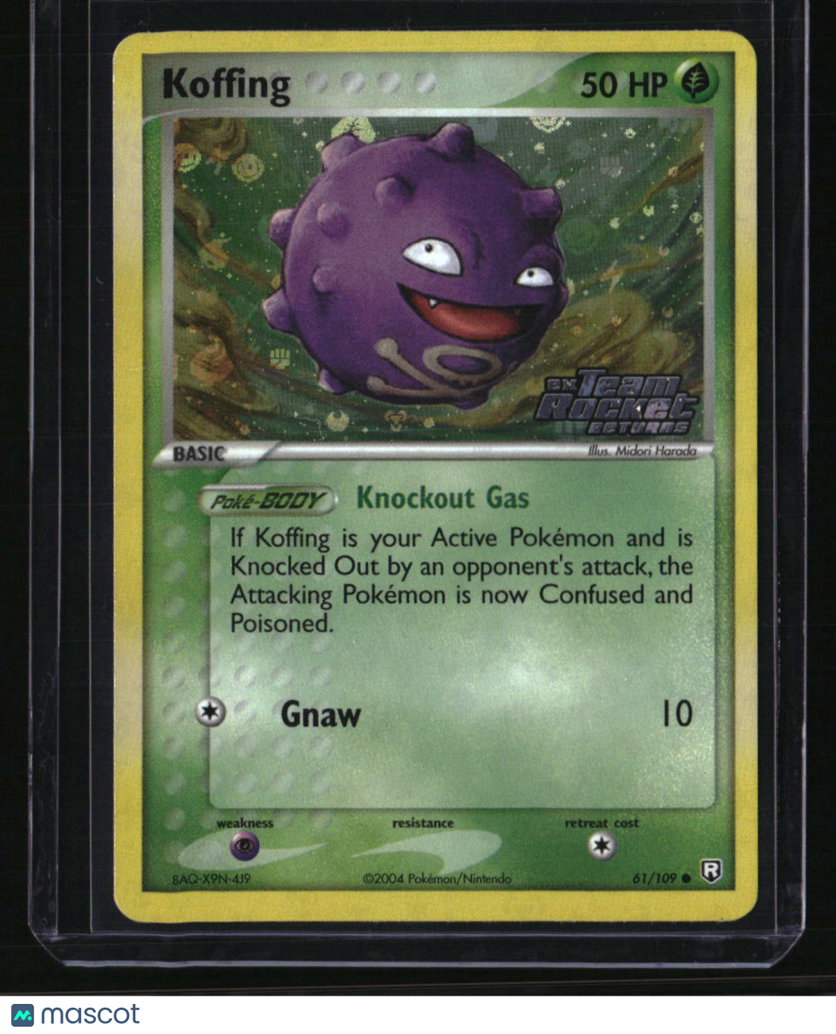 EX Team Rocket Returns Koffing Reverse Holo