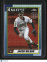 2025 Topps Update Jacob Wilson Chrome Silver Pack Orange #/25