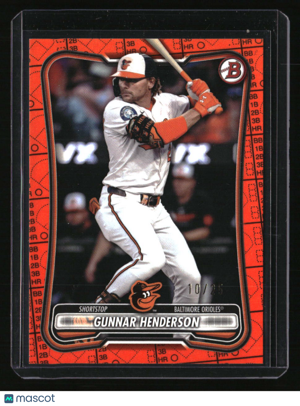 2026 Bowman Gunnar Henderson Orange Pattern #/25