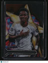 2023-24 Topps Crystal UEFA Champions League Vini Jr. Die-Cut Orange #/25