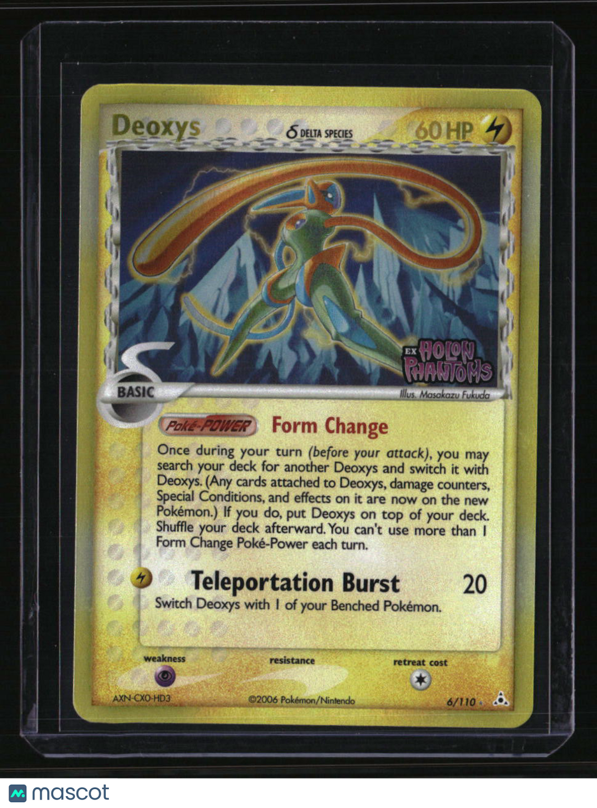 EX Holon Phantoms Deoxys (Delta Species) Speed Forme Reverse Holo
