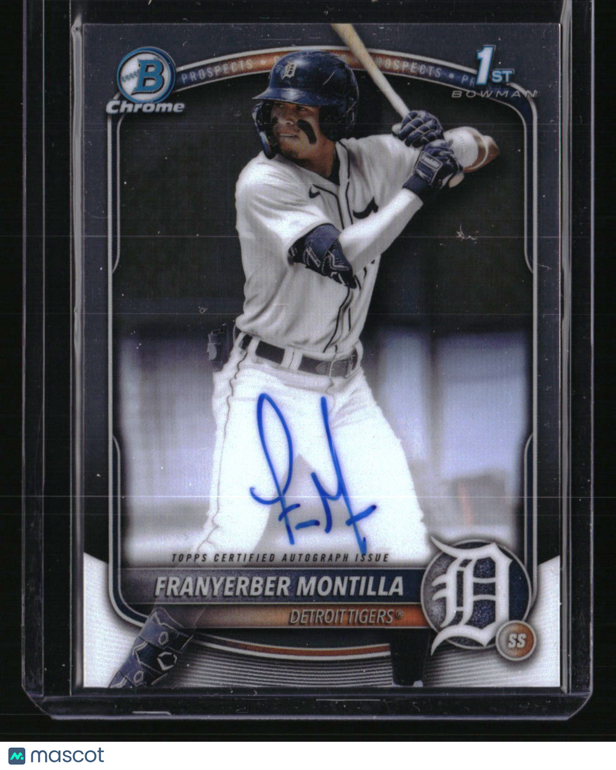 2025 Bowman Franyerber Montilla Chrome Prospects Autographs