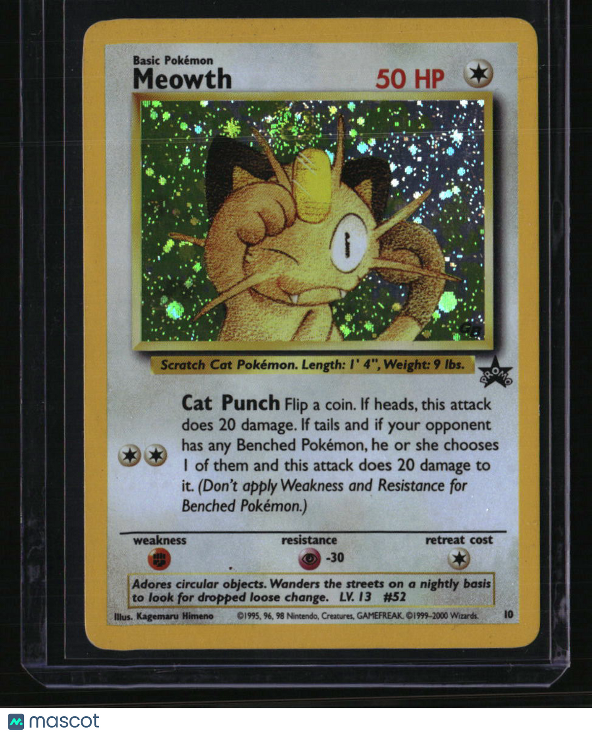 WoTC Promo Meowth w/ Swirl