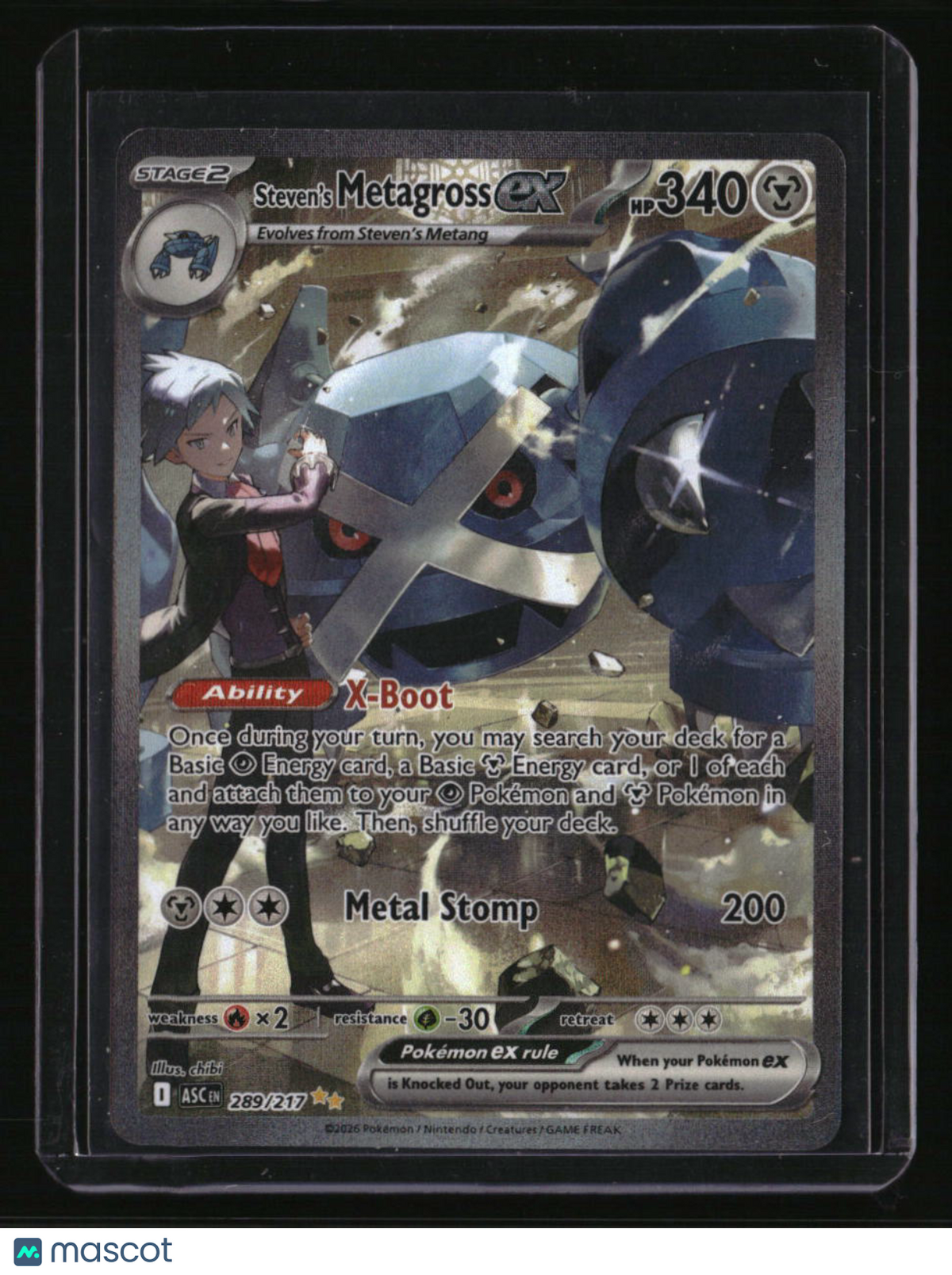 ME: Ascended Heroes Steven's Metagross ex