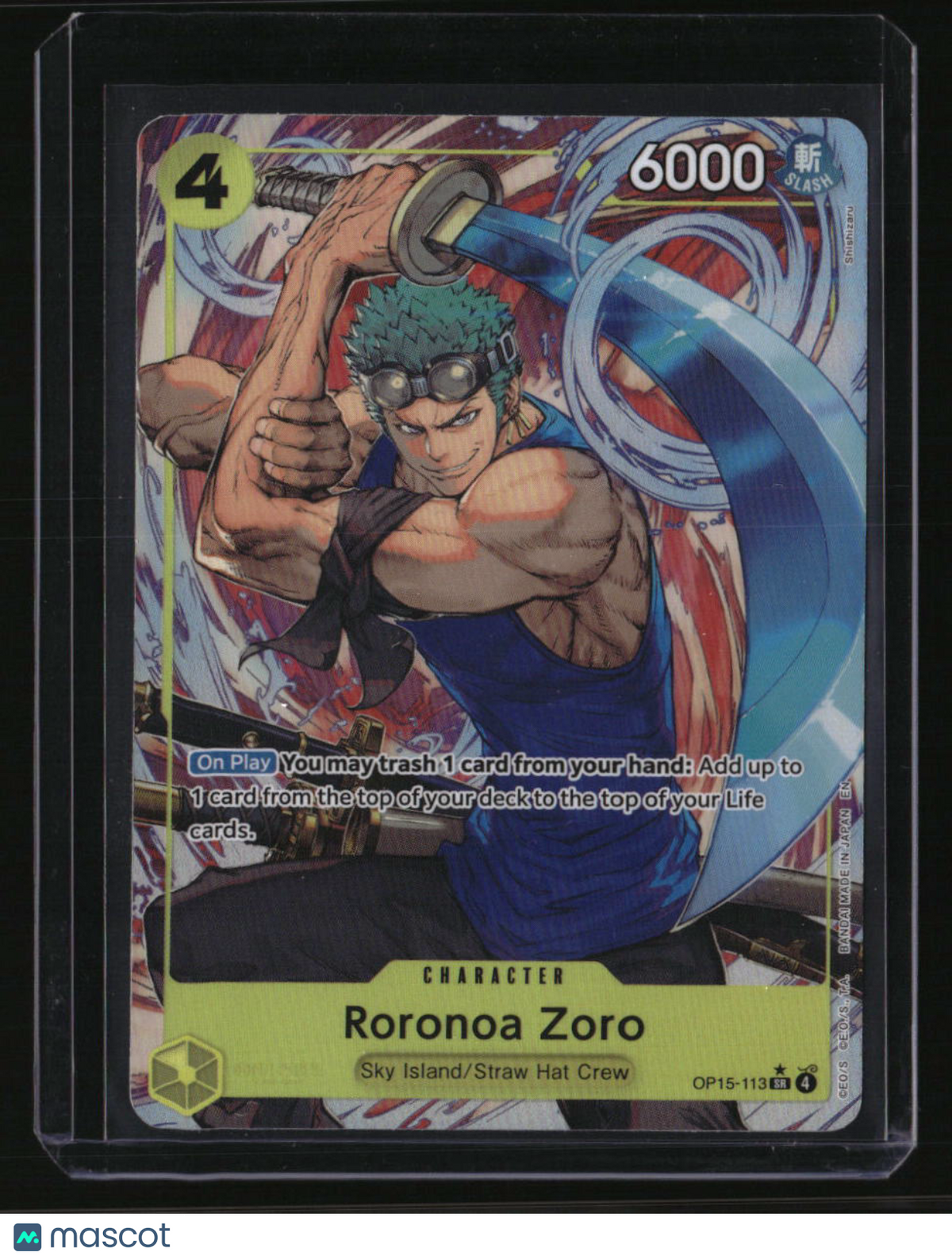 Adventure on Kami's Island Roronoa Zoro (OP15-113) (Alternate Art)