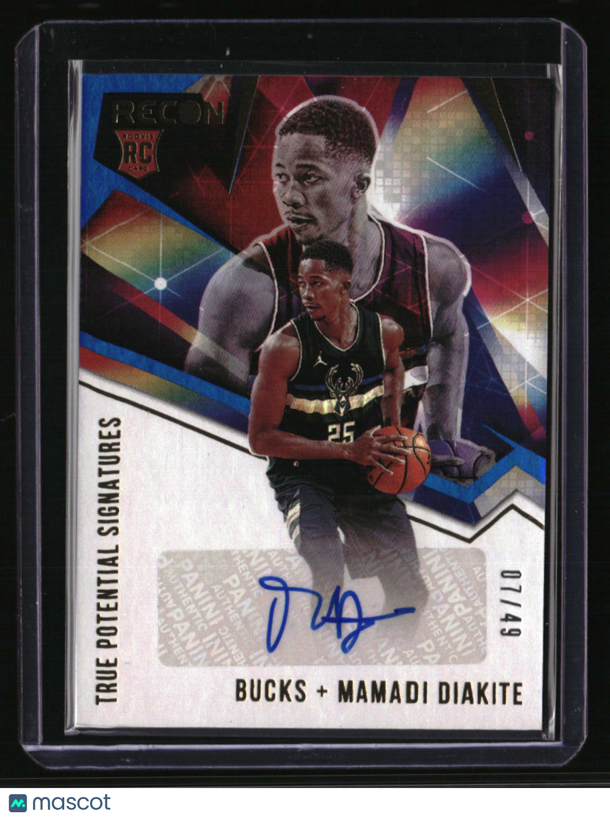 2020-21 Panini Recon Mamadi Diakite True Potential Signatures Blue #/49