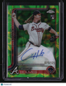 2025 Topps Chrome Update Grant Holmes Rookie Lava Lamp Auto Green/Yellow #/125