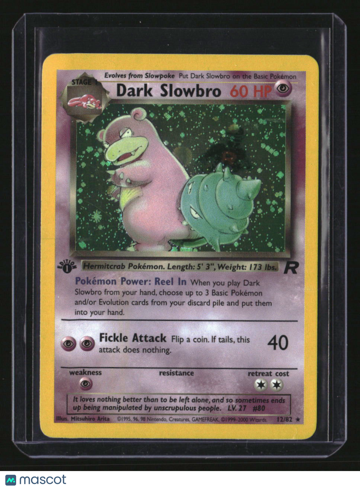 Team Rocket Dark Slowbro (12) 1st Ed 10002583